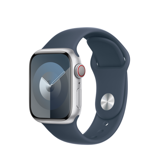 Apple Watch 38/40/41 mm bouřkově modrý sportovní řemínek – S/M - bonami.click