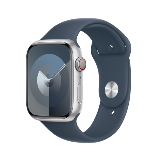 Apple Watch 42/44/45/49 mm bouřkově modrý sportovní řemínek – M/L - bonami.click