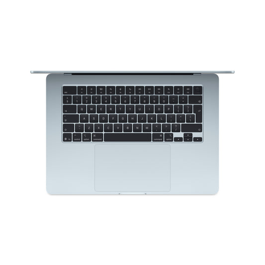 MacBook Air 15,3", Apple M4 10jádrové CPU, 10jádrové GPU, 16GB, 256GB SSD, CZ - blankytně modrý (otevřený) - bonami.click