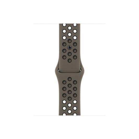 Apple Watch 38/40/41 mm olivově šedý / černý sportovní řemínek Nike