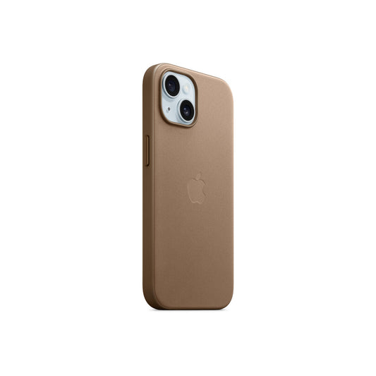 Apple kryt z tkaniny FineWoven s MagSafe na iPhone 15 – kouřový - bonami.click