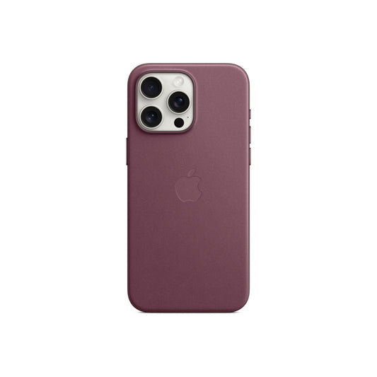Apple kryt z tkaniny FineWoven s MagSafe na iPhone 15 Pro Max – morušově rudý - bonami.click