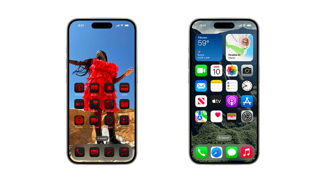 Nové rozmístění ikon v iOS 18 - bonami.click
