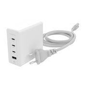 120W GaN nabíječka Mophie 3× USB-C, 1× USB-A PD/HUB - bílá