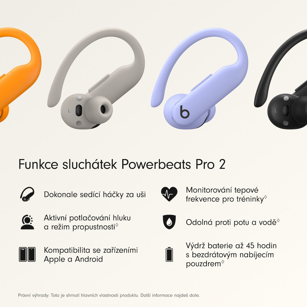 Bezdrátová sluchátka Beats Powerbeats Pro 2 – intenzivní fialová - bonami.click