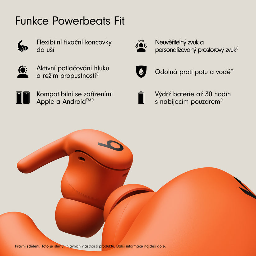 Powerbeats Fit - Wireless NC Workout Earbuds w Secure Fit - Spark Orange - bonami.click