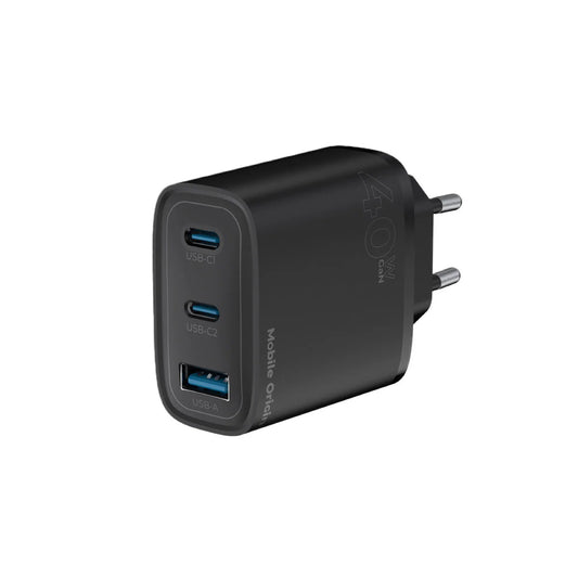 Síťová nabíječka Mobile Origin Dual USB-C a USB-A GaN Wall Charger 40W - bonami.click