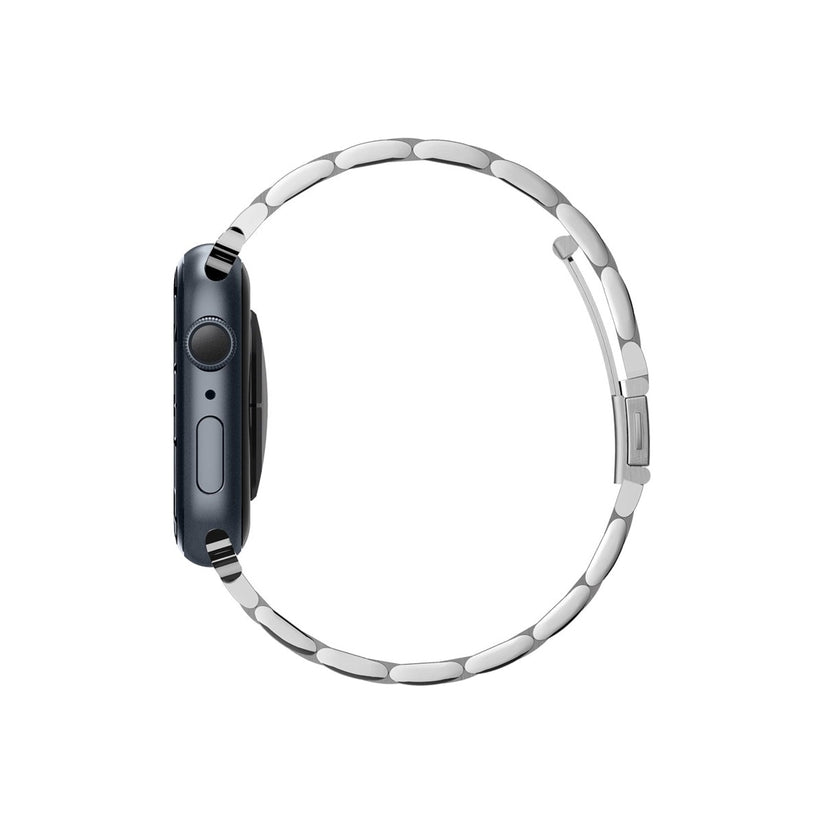 Řemínek pro Apple Watch 38/40/41 mm Spigen Modern Fit Watch Band - stříbrný - bonami.click