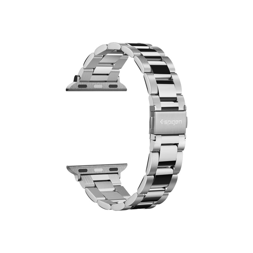 Řemínek pro Apple Watch 38/40/41 mm Spigen Modern Fit Watch Band - stříbrný - bonami.click