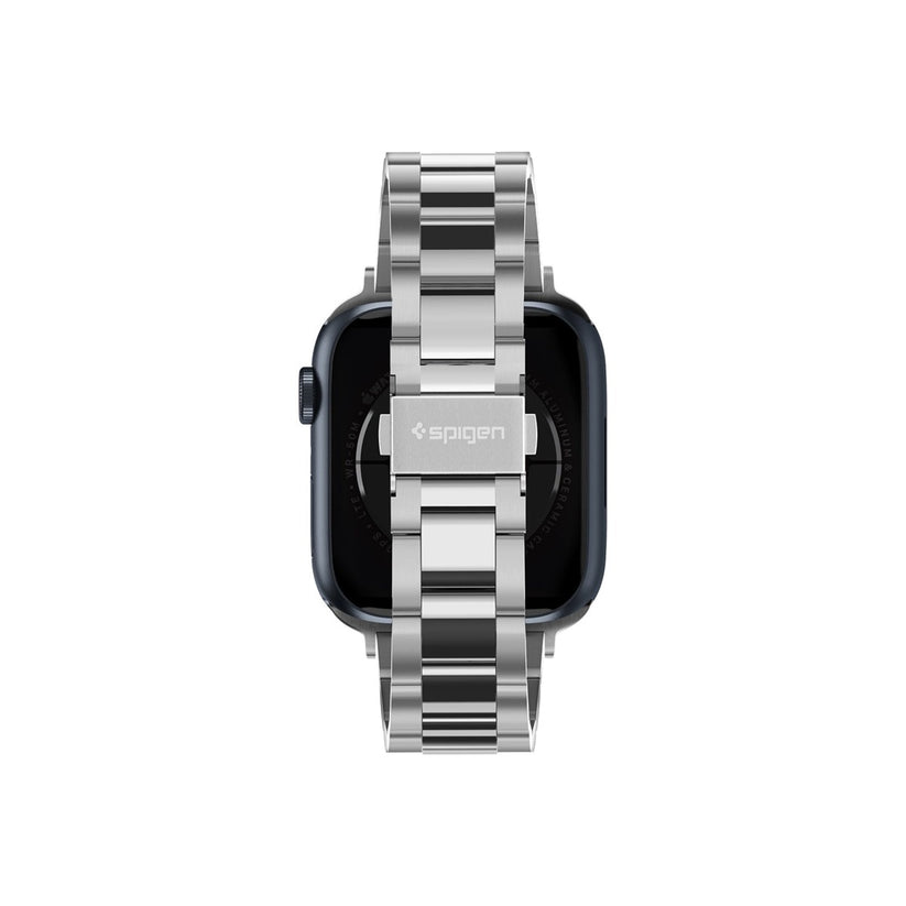 Řemínek pro Apple Watch 38/40/41 mm Spigen Modern Fit Watch Band - stříbrný - bonami.click