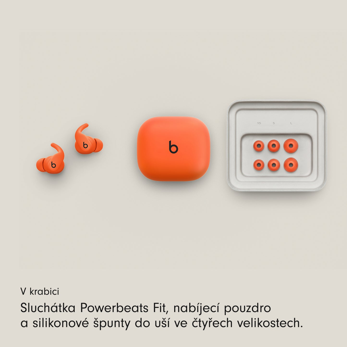 Powerbeats Fit - Wireless NC Workout Earbuds w Secure Fit - Spark Orange - bonami.click