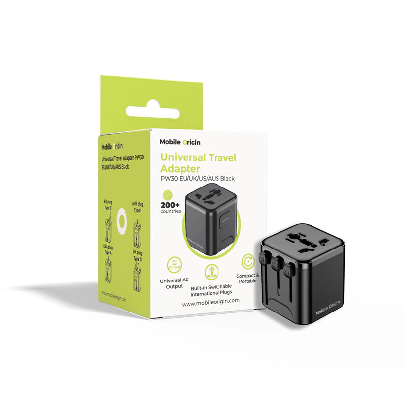30W univerzální cestovní adaptér Mobile Origin Universal Travel Adapter PW30 - bonami.click