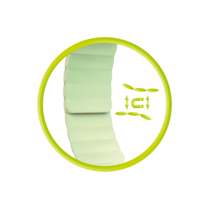 Řemínek pro Apple Watch 42/44/45/49 mm Mobile Magnetic Strap II - růžový/zelený - bonami.click