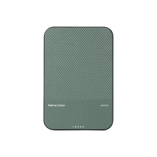 MagSafe powerbanka Native Union (Re)Classic 5000mAh - zelená - bonami.click