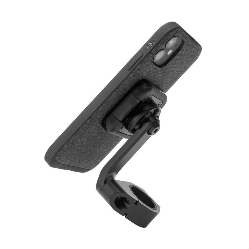 Držák telefonu s pojistkou a nabíjením Peak Design Mobile Motorcycle Mount Bar Mount - černý - bonami.click