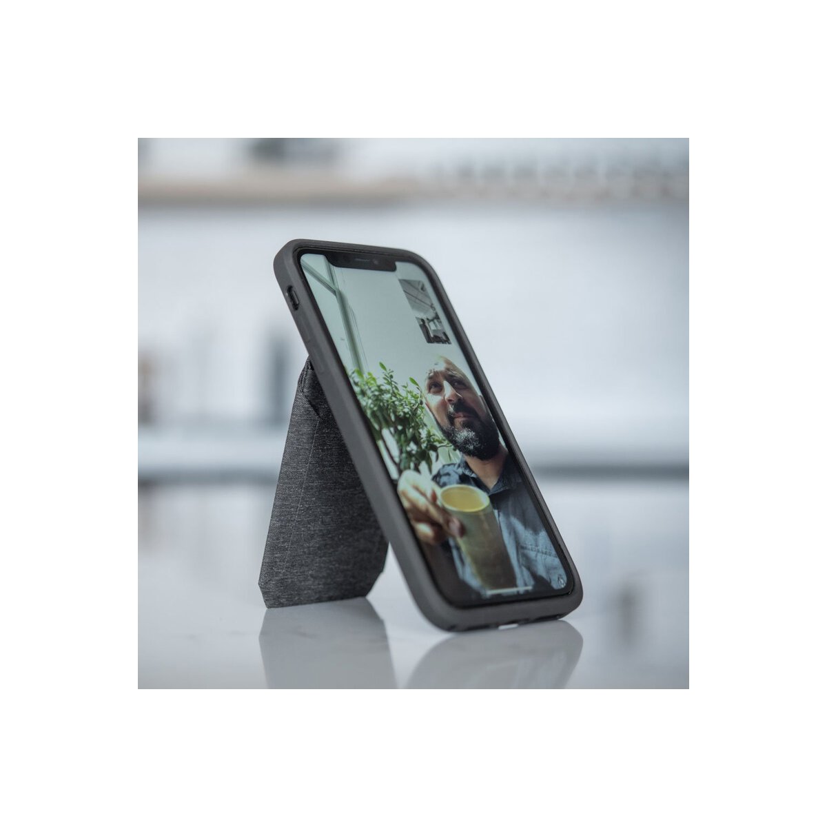 MagSafe peněženka Peak Design Stand Wallet - šedá - bonami.click