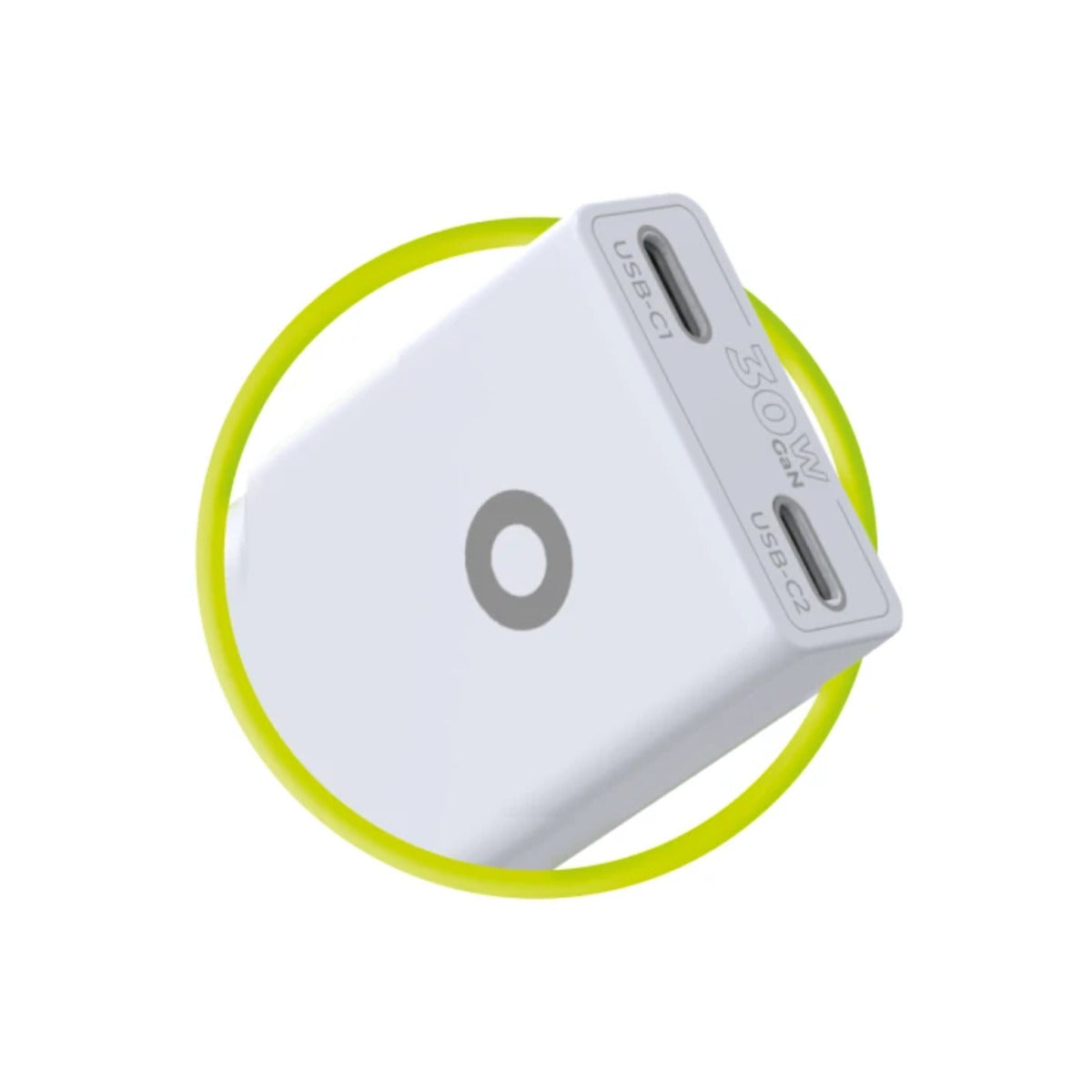 30W adaptér Mobile Origin GaN Slim Charger MO18 - bílý - bonami.click