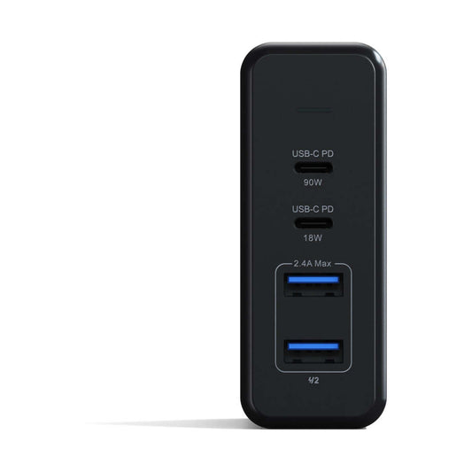 75W dvojitá USB-C PD cestovní nabíječka Satechi - vesmírně šedá - bonami.click