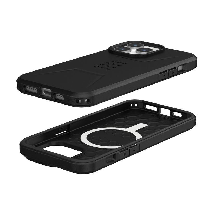 Kryt pro iPhone 15 Pro Max UAG Civilian MagSafe - černý - bonami.click