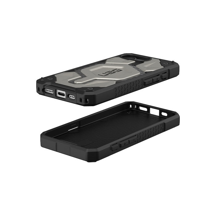 MagSafe kryt pro iPhone 16e UAG Monarch Pro - stříbrný - bonami.click