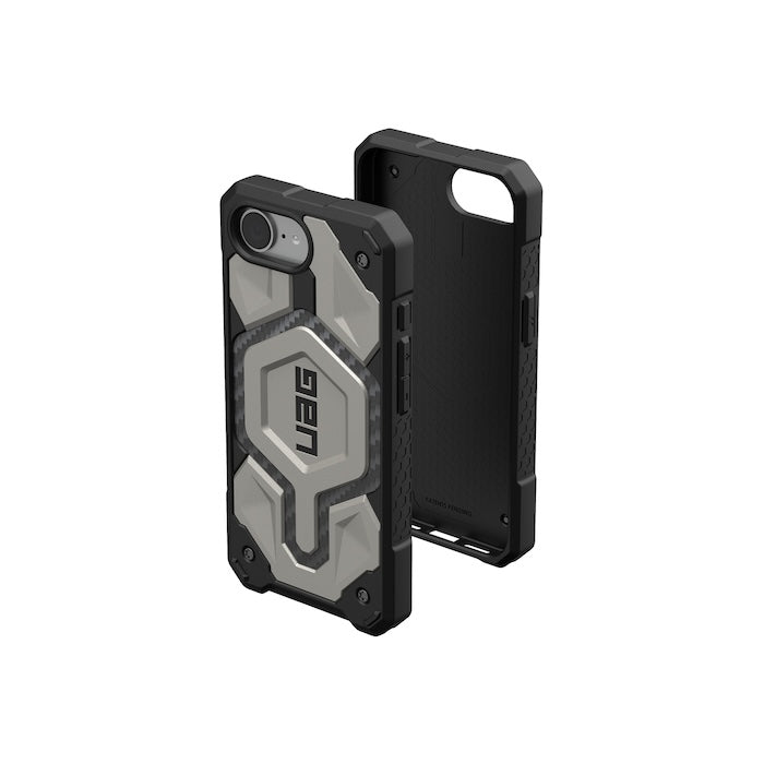 MagSafe kryt pro iPhone 16e UAG Monarch Pro - stříbrný - bonami.click