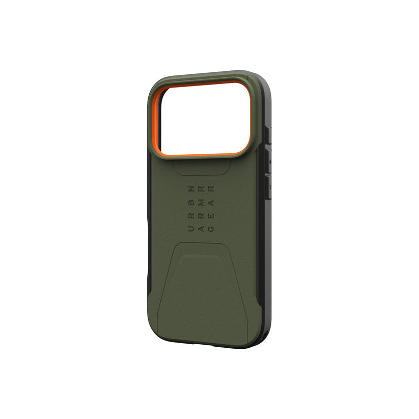 Kryt pro iPhone 17 Pro UAG Civilian Magsafe - olivově oranžový - bonami.click