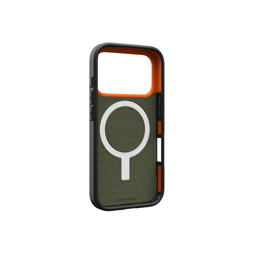 Kryt pro iPhone 17 Pro UAG Civilian Magsafe - olivově oranžový - bonami.click
