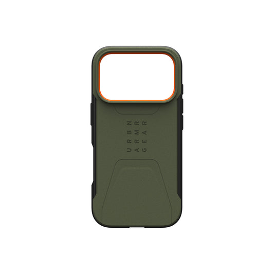 Kryt pro iPhone 17 Pro UAG Civilian Magsafe - olivově oranžový - bonami.click