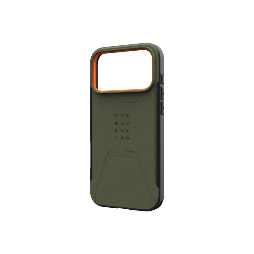 Kryt pro iPhone 17 Pro Max UAG Civilian Magsafe - olivově oranžový - bonami.click