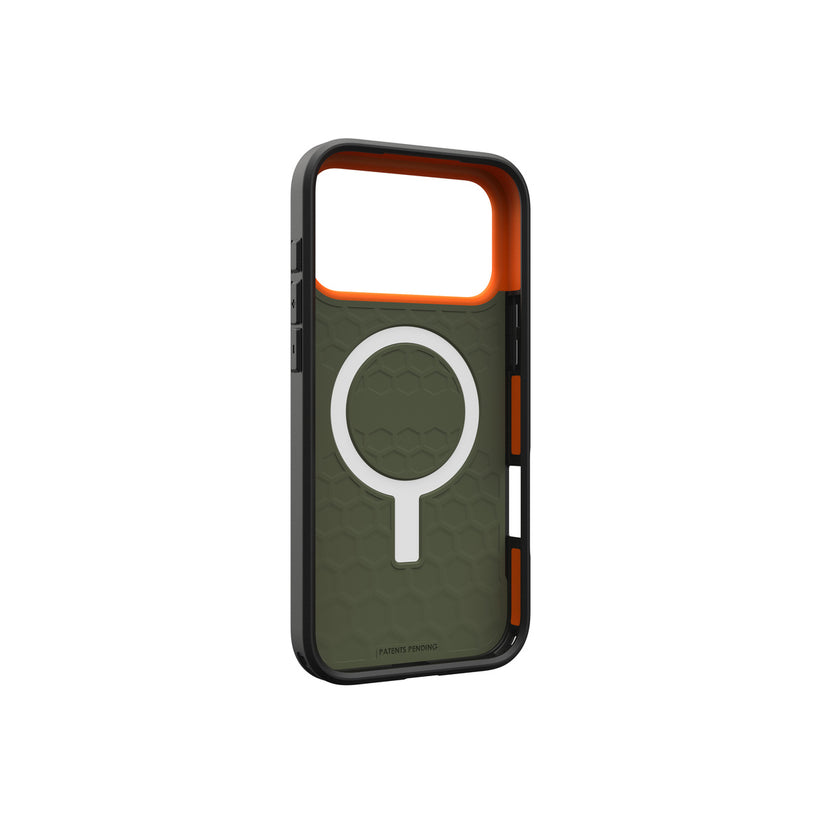 Kryt pro iPhone 17 Pro Max UAG Civilian Magsafe - olivově oranžový - bonami.click