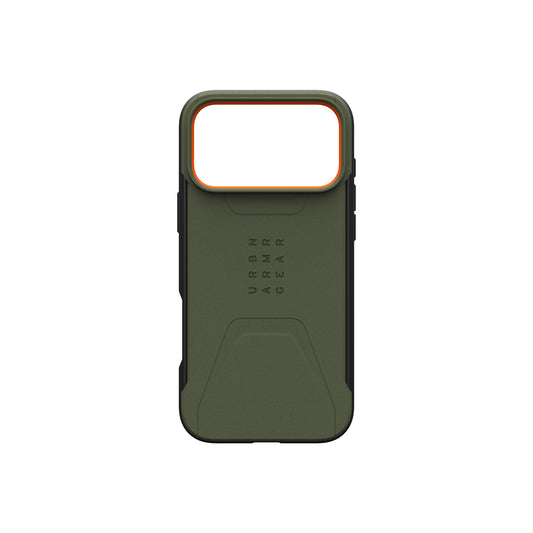 Kryt pro iPhone 17 Pro Max UAG Civilian Magsafe - olivově oranžový - bonami.click