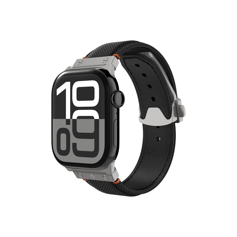 Řemínek pro Apple Watch 49mm/46mm/45mm/44mm Spigen Classic Fit Band - černý - bonami.click