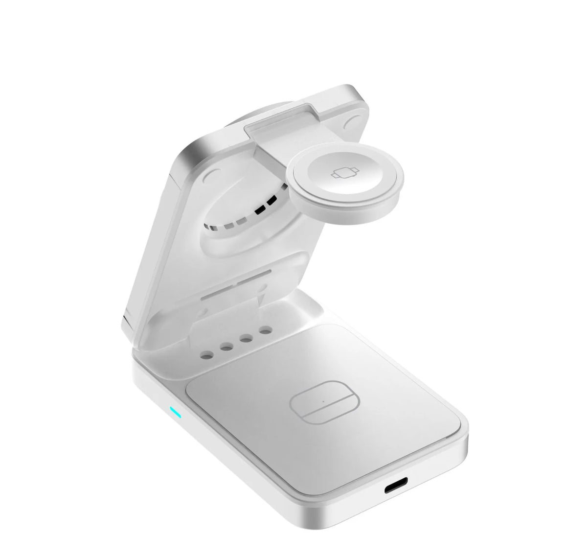 Skládací nabíjecí stojánek 3v1 Mobile Origin PW35 MagSafe Qi2 25W
