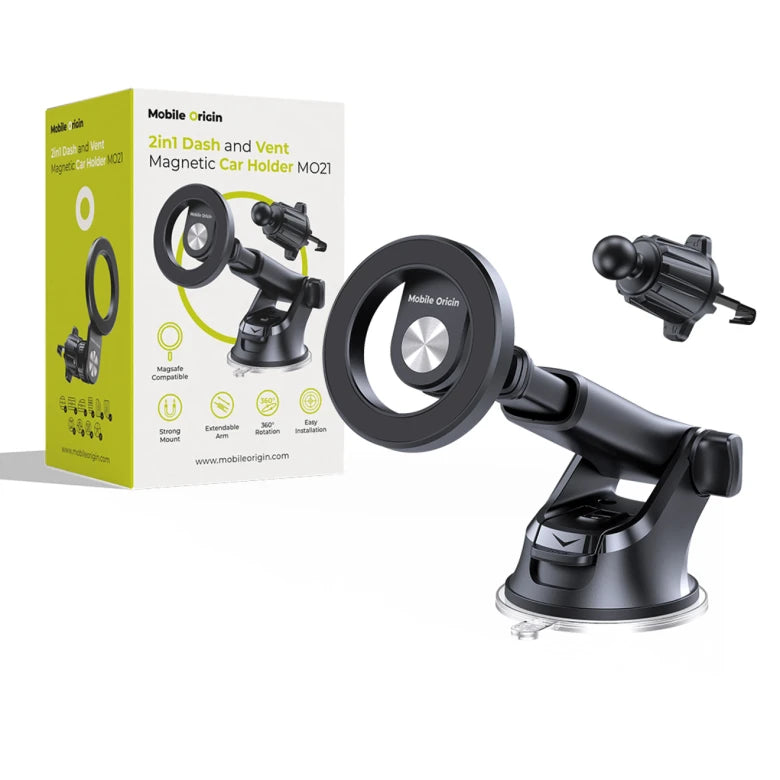 Držák do auta Mobile Origin 2in1 Dash and Vent Magnetic Car Holder MO21 - bonami.click