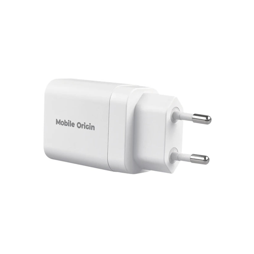 30W univerzální cestovní adaptér Mobile Origin GaN MO14 - bílý - bonami.click