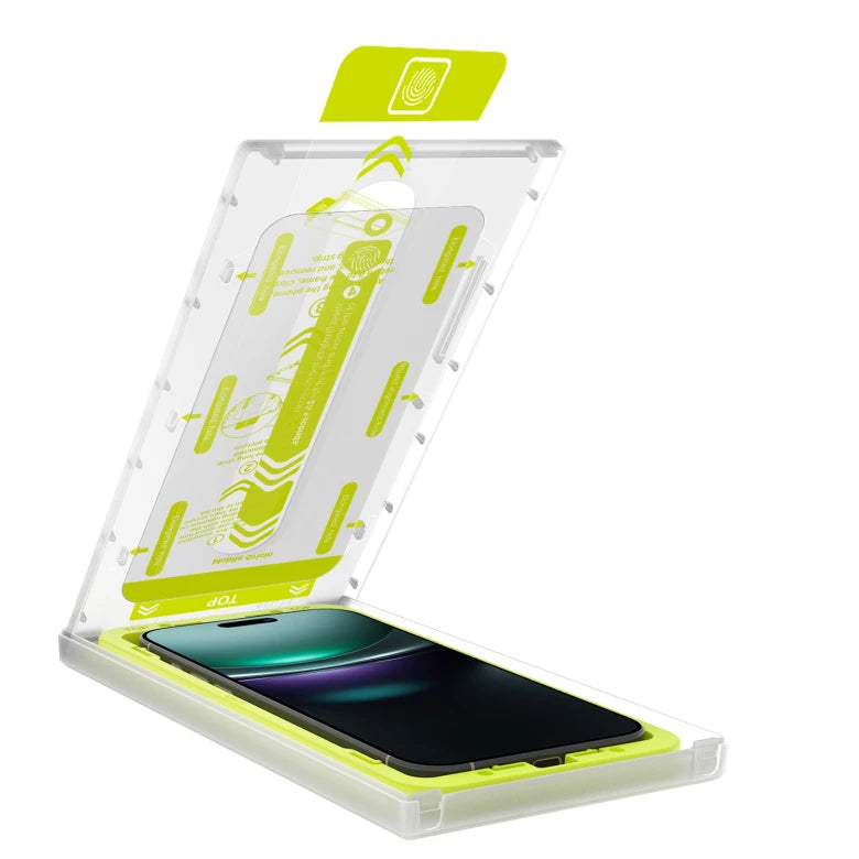 Ochranné sklo pro iPhone 16 Plus Mobile Origin EasyGlass Case Friendly s aplikátorem - 2 ks