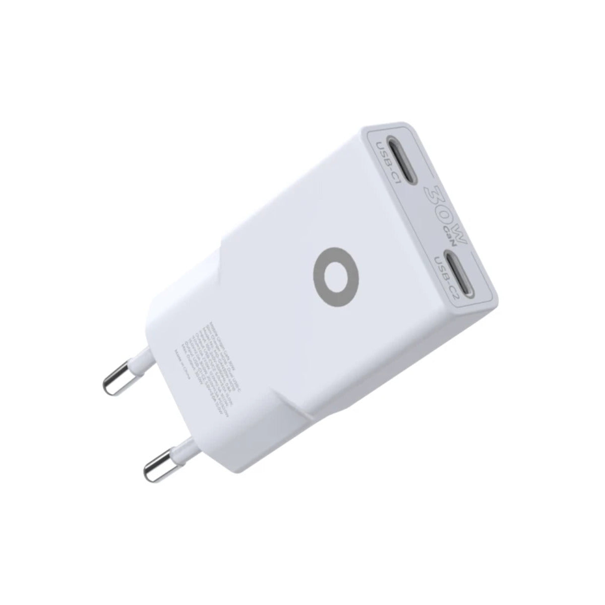 30W adaptér Mobile Origin GaN Slim Charger MO18 - bílý - bonami.click