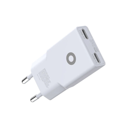 30W adaptér Mobile Origin GaN Slim Charger MO18 - bílý - bonami.click