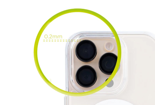 Sklo na fotoaparát pro iPhone 14 Pro / 14 Pro Max Mobile Origin Easy Lens Full Cover - černé