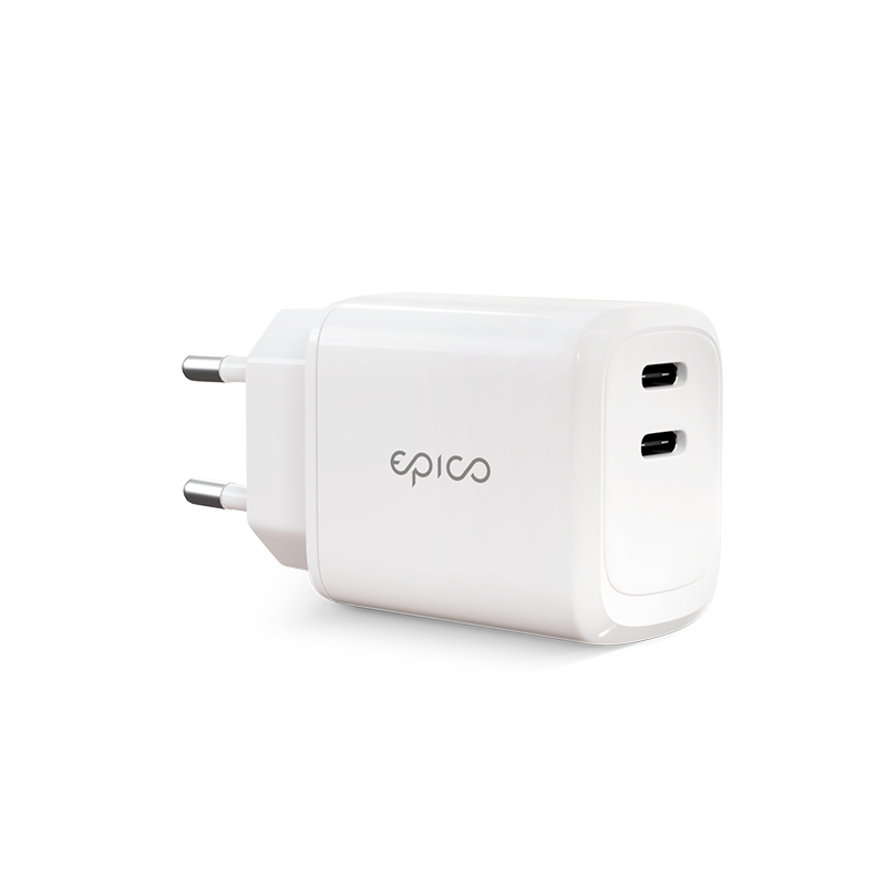 Duální nabíječka Epico 45W - bílá - bonami.click