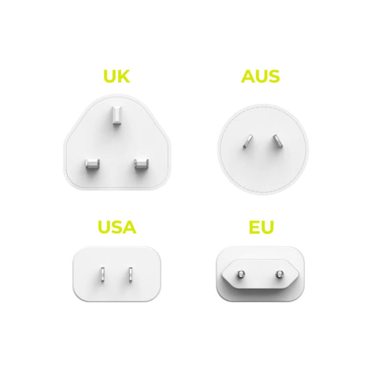 30W univerzální cestovní adaptér Mobile Origin GaN MO14 - bílý - bonami.click