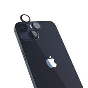 Hliníkový ochranný kryt čoček pro iPhone 14/14 Plus iSTYLE - temně inkoustový - bonami.click