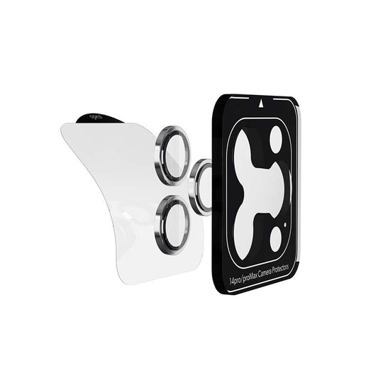 Hliníkový ochranný kryt čoček pro iPhone 14 Pro/14 Pro Max iSTYLE - vesmírně černý - bonami.click