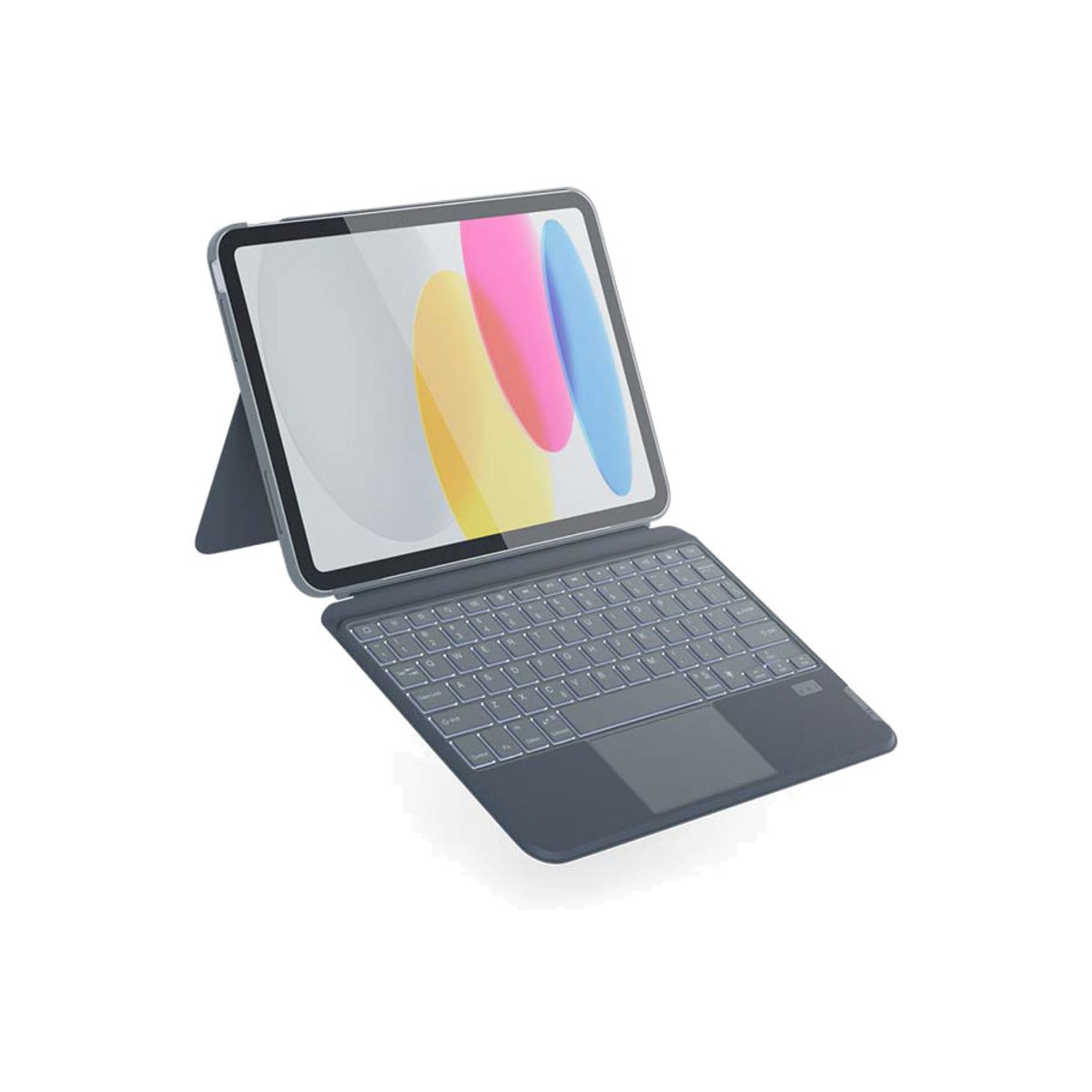 Kryt s českou klávesnicí na iPad Pro 11" (18/20/21/22) / iPad Air 10,9" Epico Backlit Keyboard Case - šedý - bonami.click