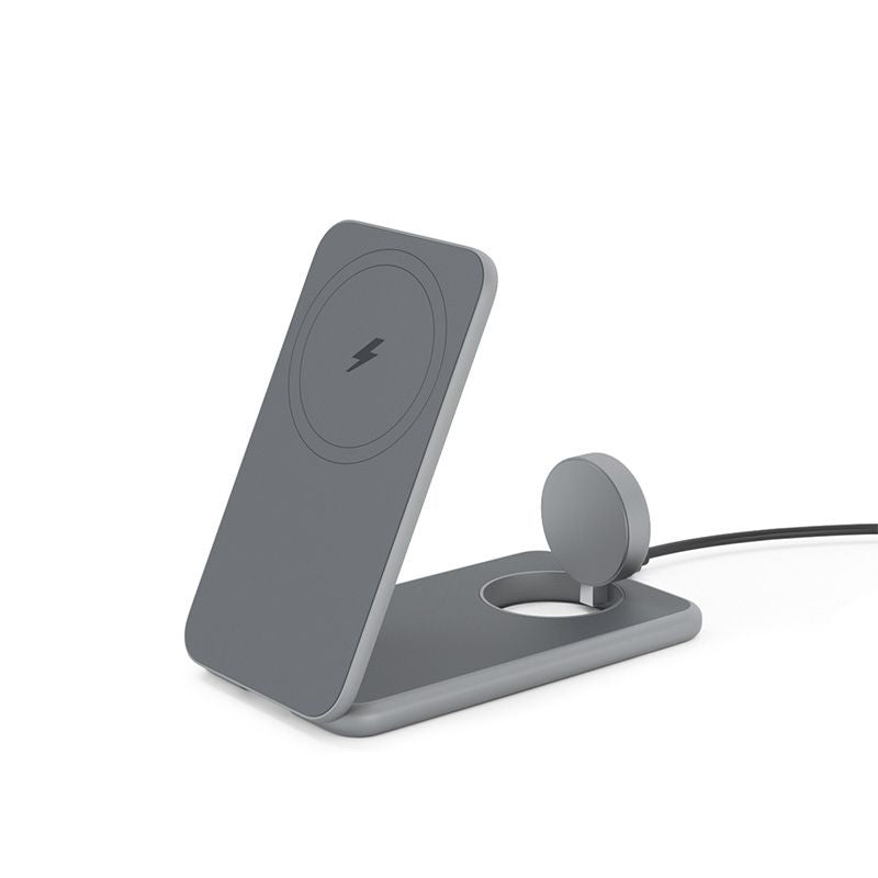 MagSafe skládací nabíjecí stojánek iSTYLE Mag+ - vesmírně šedý - bonami.click
