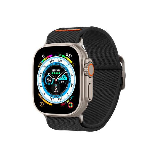 Řemínek pro Apple Watch 42/44/45/49mm Spigen Lite Fit Ultra - černý - bonami.click