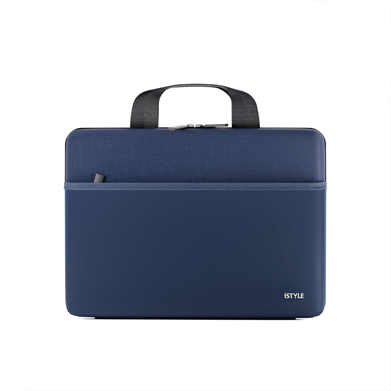 Odolná taška pro MacBook 13"/14" iSTYLE Hard Shell Handbag - půlnoční modrá - bonami.click