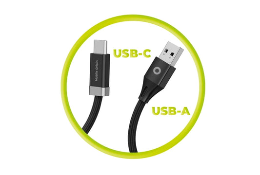 27W USB-C kabel USB-C/USB-A Mobile Origin CB6 1,5 m
