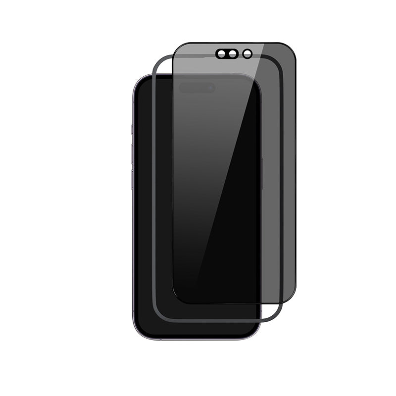 Ochranné sklo na iPhone 15 iSTYLE EDGE TO EDGE PRIVACY GLASS s instalačním rámečkem - bonami.click