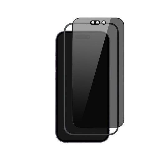 Ochranné sklo na iPhone 15 iSTYLE EDGE TO EDGE PRIVACY GLASS s instalačním rámečkem - bonami.click